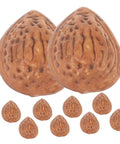 40 Realistic Faux Almonds For Crafts And Food Photography; lifelike artificial nuts for home decor and miniature displays.