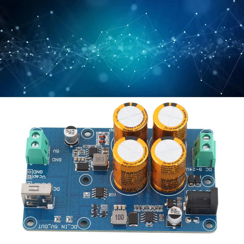 Rock Solid Super Capacitor UPS Backup Power Supply Keeps Raspberry Pi Running Smooth With Seamless 5V 3A Emergency Juice To Save Critical Data During Sudden Blackouts, blue printed circuit board with super capacitors.