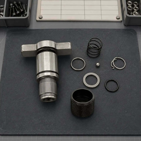 Hottie Impact Driver Anvil Repair Kit For Dewalt DCF885 Steel Socket Set With Textured Grip Sleeve, steel anvil parts and seals