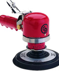6 Inch Air Random Orbital Sander PSA Heavy Duty Dual Mode Rotary And Random Sanding 10000 RPM With Insulated Grip Lock Off Throttle