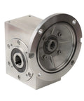Heavy Duty Stainless Steel Washdown Gearbox showing precision components and durable design for NEMA motors.