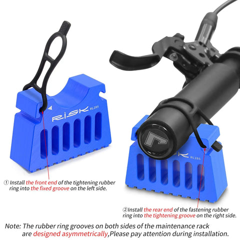 Inverted Bicycle Repair Stand With Portable Handlebar Support, Anti Slip Base And Silicone Straps, Lightweight 3D Printed Polymer Jack