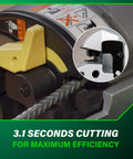 Portable Rebar Bender And Cutter With 8 Amp Pro Motor Bends And Cuts Grade 60 Rebar Up To 3/8 1/2 Or 5/8 Inch Max 180 Degree Angles