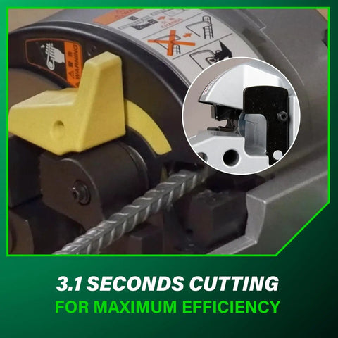 Portable Rebar Bender And Cutter With 8 Amp Pro Motor Bends And Cuts Grade 60 Rebar Up To 3/8 1/2 Or 5/8 Inch Max 180 Degree Angles