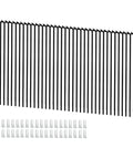 38pc 13G Black Bicycle Spokes Set With Nipples 2.3mm Steel 70-300mm Lengths for Mountain Bikes and Tricycles