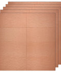 Copper Aluminum Peel And Stick Backsplash Tiles 3x6 Inches Brushed Copper Finish 80 Pack Self Adhesive Kitchen Wall Decor