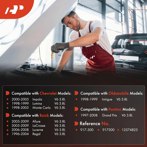 Mechanic using 3.8L V6 Engine Oil Dipstick Compatible With Chevrolet Buick Oldsmobile And Pontiac Models Including Impala Regal Allure