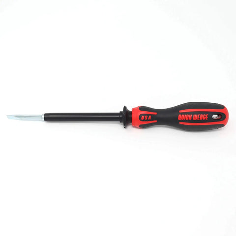 Insulated Flathead Screw Holding Screwdriver For No 8 To No 24 Wood And Sheet Metal Screws And Bolts 10 Inch With Split Steel Blade