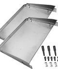 Top Shelf Folding Extension Tables For 13 Inch Thickness Planer Rock Solid Infeed Outfeed Support Kits Dw735 compatible heavy duty metal surfaces.