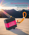 Wishiot RDS3218 20KG waterproof metal-gear servo for RC cars/robots; black housing with pink label and orange wires
