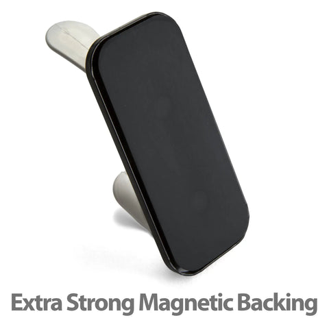 Magnetic Double Coat Hook With Extra Strong Backing for Office School or Home Easily Hang Coats Hats Umbrellas on Metal Surfaces