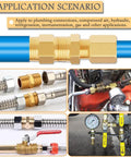 A Must Have Brass Fittings Kit 24 Piece NPT Adapters And Nipples Set For Pipework Compressed Air Refrigeration Hydraulics