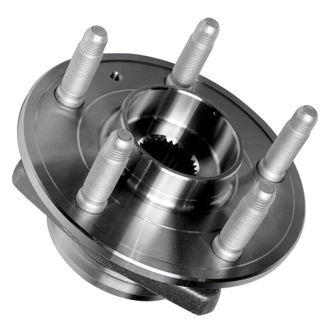 Front view of DIY Ready Front Wheel Bearing Hub Kit For Chevy Malibu Buick LaCrosse Regal Sportback And TourX Includes 2 Front Wheel Bearing Hubs And 2 Sway Bar End Links Premium.