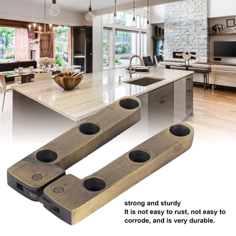 2 Pack Heavy Duty Pivot Hinge For Wood Doors With 90 Degree Rotation Ideal For Hidden Bookcase Doors And Secret Doors