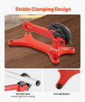 Portable Aluminum Pipe Vise for Onsite Plumbing Jobs, Ultra Lightweight Clamp Tool Weighing 2.6 Lb with 1/8 To 1-1/2 Inch Capacity