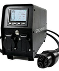 Plug And Play 3KW V2L Power Adapter Gun For Tesla Model 3 Y S X With Clear Lcd Display and heavy duty connectors.