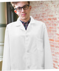 Snug Fit Lab Coat For Men Comfortable Medical Coat For Docs And Students Versatile Lab And Pharmacy Wear Unisex Long Sleeve Coat
