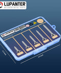 180-Piece Stainless Steel Wood Screws Set With Flat Head And Phillips Drive Includes 6 x 1/2, 6 x 3/4, 6 x 1, 6 x 1-1/4, 6 x 2 Inch For Decks Furniture And DIY Woodworking Projects in storage case