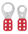 Lockout Hasp With 6 Hole Design For Industrial Gear Galvanized Steel With Nylon PA Handle 1 In And 1.5 In Jaw Padlockable Isolation Tool