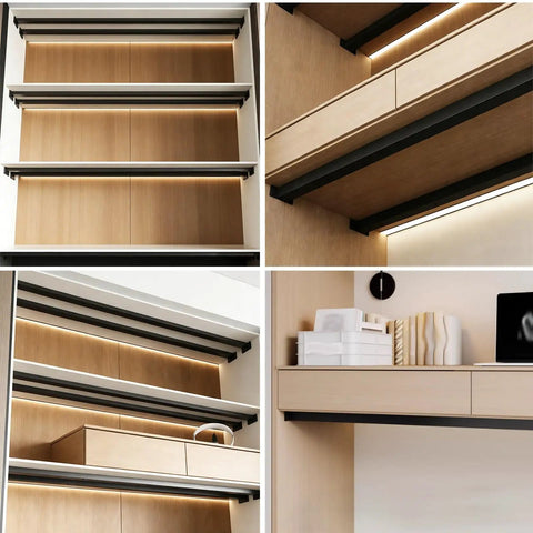 Heavy Duty Metal Shelf Brackets Built Tough For Diy Wall Storage Countertop Reinforcement in modern kitchen setup.
