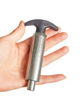 Heavy Duty Half Inch Steel Spring Loaded Pull Pin With Three Inch Extended Welded Barrel And Grippy T Lever for quick release in hand.