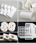 Assorted Virgin PTFE Sheet 200mm By 200mm, 3mm Thick Nonstick Teflon Sheet for gaskets and seals, white color