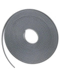 Heavy Duty GT2 Polyurethane Timing Belt With Reinforced Steel Wire For 3D Printers And CNC Setups, 5m by 9mm, gray loop.