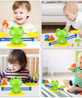 Alt Tag: Tot Approved Montessori Math Learning Kit Featuring Dope Frog Shaped Pieces To Boost Preschool Numeracy Foundation used by kids.