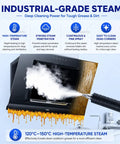 Dnepel Ultra High Pressure Steam Cleaner 3500W Instant Hot Dry Vapor 120C commercial system cleaning tough kitchen grease.
