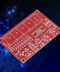 Red PCB for DIY Crystal Oscillator Frequency Counter Tester Kit 1Hz to 50MHz With Five Digit Red Display No Fuss Plug In Module
