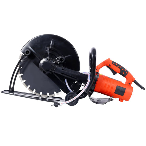 Hardcore 14 Inch Concrete Saw With Water Line And Dust Extraction Port Rips Right Through Concrete And Porcelain 15 Amp Wet Dry Power Tool