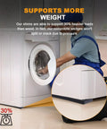 Composite Shims 48 Pack Heavy Duty Leveling Wedges For Home Improvement Never Rot Shims For Indoor Outdoor Use under washing machine