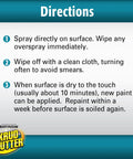 Directions for using No Rinse Prepaint Cleaner And TSP Substitute Spray For Surfaces 32 Oz Delivers Deep Clean And Etching For Killer Adhesion