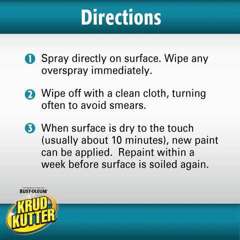 Directions for using No Rinse Prepaint Cleaner And TSP Substitute Spray For Surfaces 32 Oz Delivers Deep Clean And Etching For Killer Adhesion