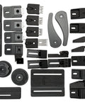 39-Piece CNC MFT T-Track Clamp Kit For Woodworking Pro Grade Workholding Clamps Sidewinder And Turnstyle Cam Clamps Toe Slab Edge Guides