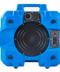 Front view of Workhorse 500 CFM HEPA Air Purifier and Negative Air Scrubber for job sites, rotomolded plastic, portable and stackable