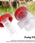 Inline Mesh Water Screen For Garden Irrigation And Crop Spray High Flow Transparent Pump Screen That Removes Leaves And Debris