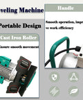 Slick Portable Electric Steel Plate Beveling Machine With Adjustable 30 To 60 Degree Angles For Weld Prep On Stainless Cast Iron And Steel, featuring cast iron roller and handle design.