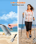 Woman using Long Handle Sand Scoop With Shovel For Metal Detecting At The Beach Heavy Duty Stainless Steel Beach Digging Tool