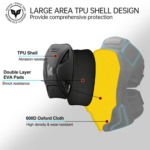 Motocross And Dirt Bike Knee Pads For Men And Women Ride Ready Gear With Tough As Nails Impact Resistant TPU Shell Design