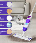 5X Cleaning Power Mop Pads Compatible With Swiffer PowerMop For Disposable Mopping Refills On Multi Surface Wood Floors Replacement Pads 32 Pack Ideal For Hardwood And Tile Surfaces Easy To Use. Disposable mop pads on floor cleaner for marble, wood, tile, glass and composite surfaces.