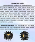 Water Pump Impeller 2-1/4 Inch For Volvo Penta Johnson And Sierra Marine Engines, compatible models listed, black 12-blade design