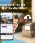 Mobile app interface showing home surveillance footage, related to 2K HD Dome PTZ Wireless Security Camera With Auto Tracking And Audio Indoor Outdoor WiFi Surveillance That Works Standalone Or With NVR Records To SD Card Or Cloud Storage No Fuss Setup Smart Motion Alerts Remote Access.