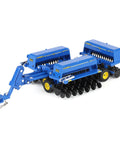 Realistic Dope One Sixty Four Scale Landoll 5532-30 Grain Drill Model Replica with diecast body, rubber wheels, and folding wings
