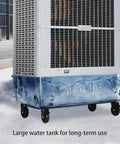 Kick The Heat With This Solid Portable Evaporative Air Cooler Packing A Big Water Tank Seven Speed Settings And Lightning Fast Chill For Living Rooms Or Backyard Hangouts Crafted From Lightweight Abs, showcasing a large 160L water tank.