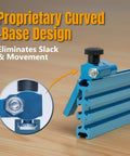 Two And A Quarter Inch Fence Flip Stop For Table Saws Miter Saws And Drill Presses Universal T Track Fence Stop Curved Base Design