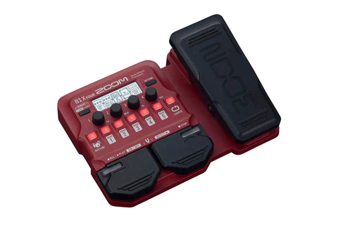 B1X Four Bass Multi Effects Processor with Expression Pedal for Stage and Studio, gig ready, featuring control knobs and dual pedals