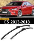 Top Tier Front Windshield Wiper Blades Two Pack Fit Lexus Es 2013 To 2025 sleek design for clear visibility and quiet operation.