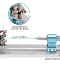 Rotary Module Kit For PROVer XL CNC Router 4030 V1 And 6050 Plus with 4-jaw chuck and geared stepper motor, central height 60mm