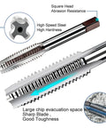 Close-up of 25 Pcs M6 X 1.0mm Helicoil Thread Repair Kit Stainless Steel For Cars And Trucks Universal Auto Hand Tool Set